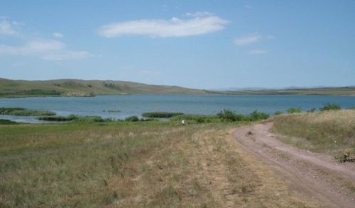 Озеро Утиное в Бейском районе Хакасии